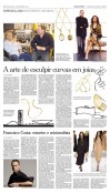 A arte de esculpir curvas em joias