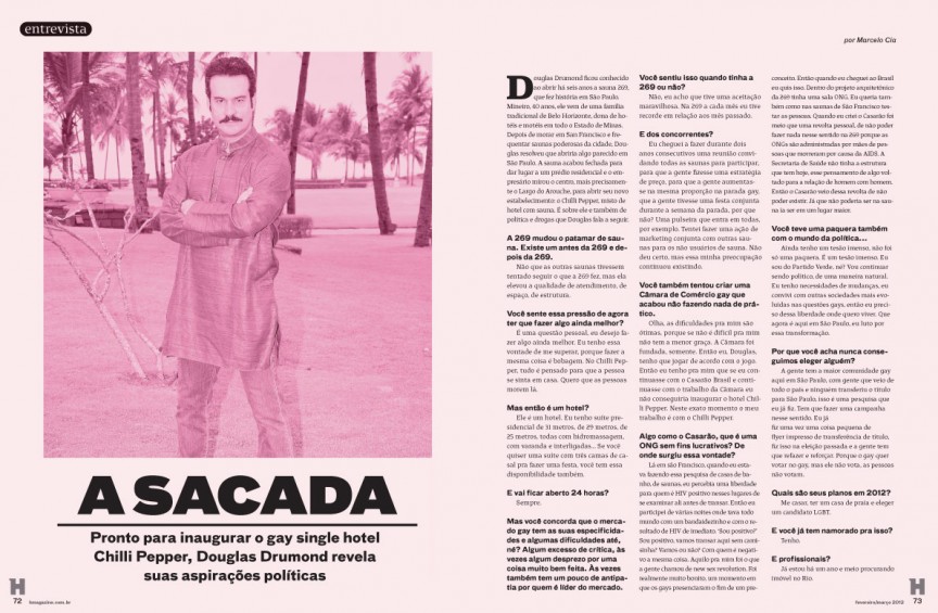 H Magazine - Entrevista H Magazine - Entrevista
