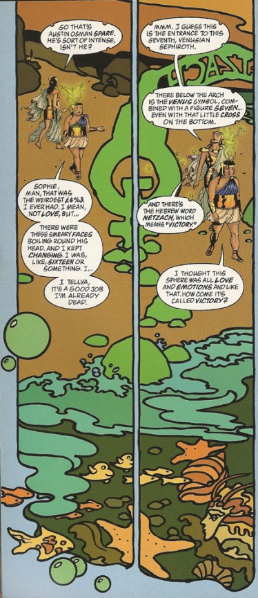 Promethea enters the seventh sephira, Netzach Promethea enters the seventh sephira, Netzach
