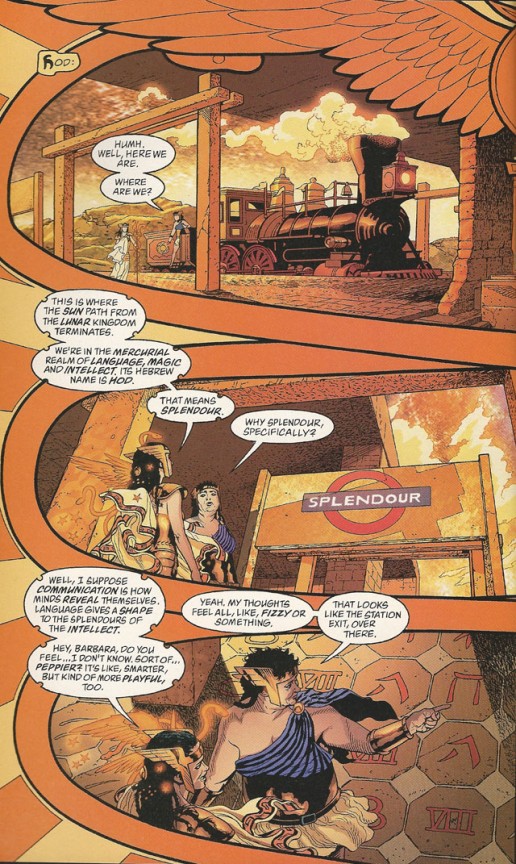 Promethea enters Hod, the eighth sephira Promethea enters Hod, the eighth sephira